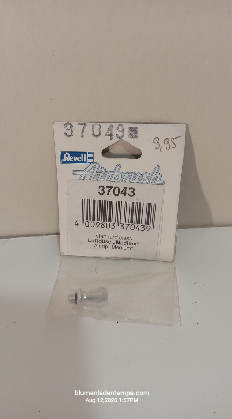 Revell Airbrush Air Tip Medium Standard Class 37043 Replacement Nozzle NEW
